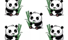 熊猫吃瓜杯垫,萌趣生活新选择